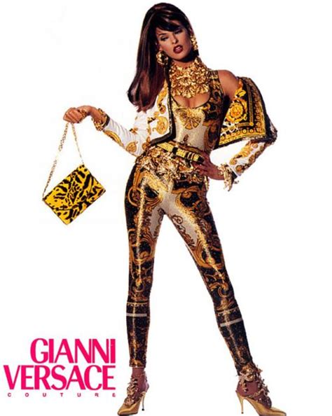 abiti gianni versace anni 80|Gianni Versace Abito in tulle impreziosito con motivi  .